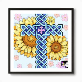 Celtic Cross Art Print