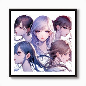 Anime Girl (63) Art Print