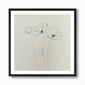 Poppies 98 Art Print