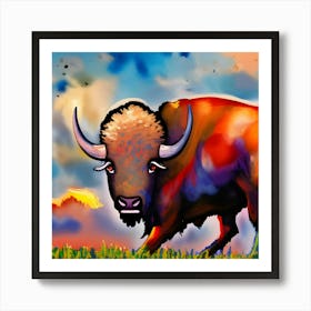 The Great Bull Art Print
