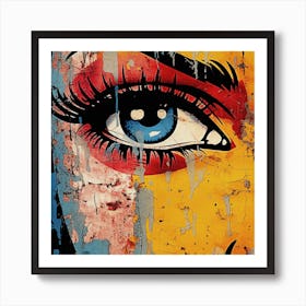 Eye Of A Woman Art Print