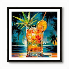 Tropical Drink 3 Art Print