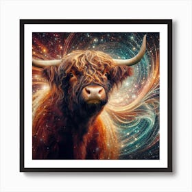 Highland Cow 22 Art Print