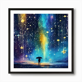 Starry Night Sky 4 Art Print