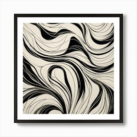Abstract Swirls, 245 Art Print