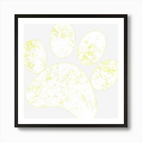 Dog Paw Prin Vintage Dog Paw Art Print