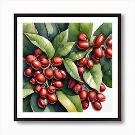 Red Berries Art Print