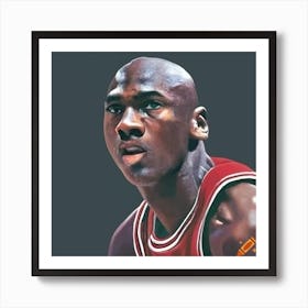 Michael Jordan Canvas Print Art Print