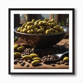 Coffee Beans 307 Art Print