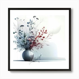 Flowers In A Vase 34 Art Print