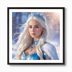 A Snow Queen Art Print