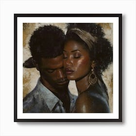 Echantedeasel 93450 African American Black Love Stylize 995 7e04b5da 7db2 4591 8618 Bdd12c201277 Art Print