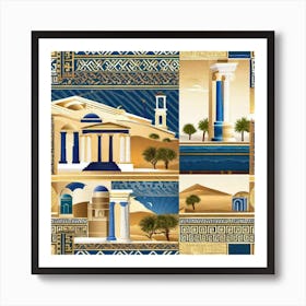 Egyptian Architecture Art Print