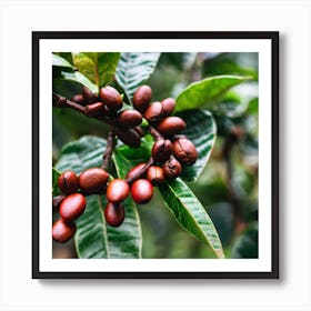 Coffee Beans On A Tree 83 Art Print