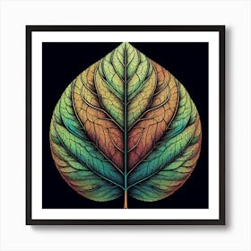 Leaf Art Art Print