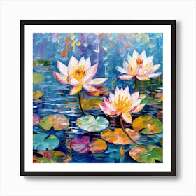 Water Lilies 21 Art Print