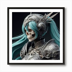 Skeleton Warrior Art Print