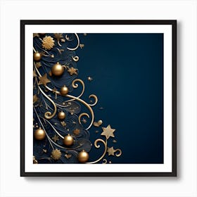 Christmas Tree Background 8 Art Print