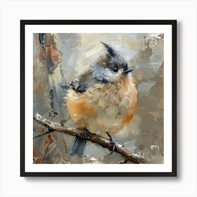 Titmice 3 Art Print