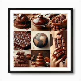 Chocolate Concept 1 Art Print