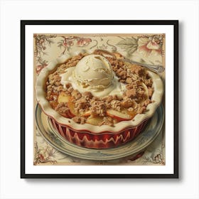 Apple Crumble Art Print