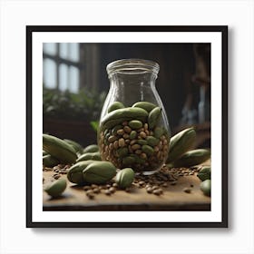 Jar Of Seeds Art Print