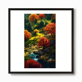 Autumn In The Mountains 4 Art Print