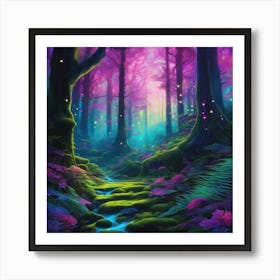 Fairy Forest 2 Art Print