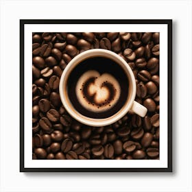 Coffee Beans Art Print