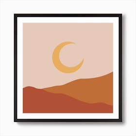 Dusk Square Art Print