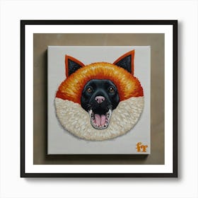 Fox Dog Art Print