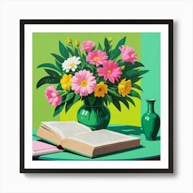 Flowers In A Vase 2 Art Print