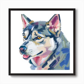 Siberian Husky 01 Art Print