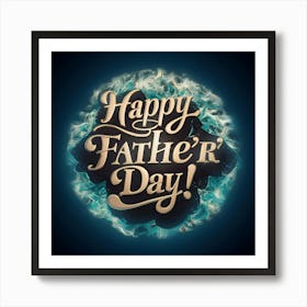 Happy Fathers Day 1 Art Print