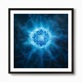 Throat Chakra (Vissudha) Art Print