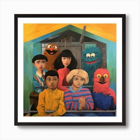 Sesame Street 1 Art Print