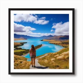 Lake Tekapo beautiful Landscape 1 Art Print