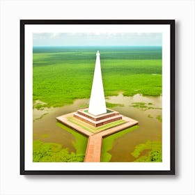 Monument In The Jungle Art Print