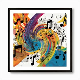 Music Notes 15 Art Print