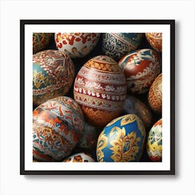 Easter Eggs 1 Art Print