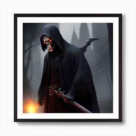 Grim Reaper 3 Art Print