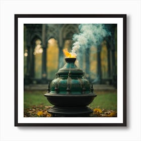 Incense Burner Art Print