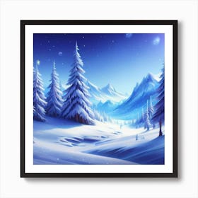 Winter Landscape 5 Art Print