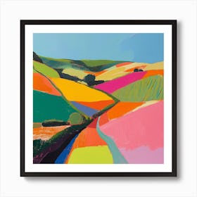 Abstract Travel Collection Great Britain 2 Art Print