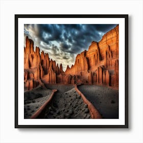 Desert Landscape 6 Art Print