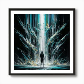 Waterfall 1 Art Print