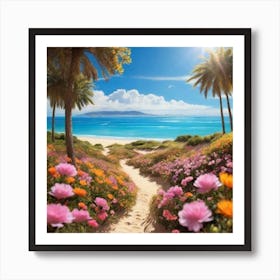 Path To The Beach 10 Art Print