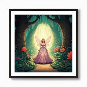 Woodland of the Fairies Art Print