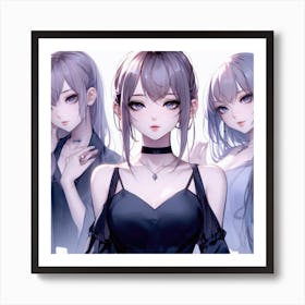 Anime Girl (55) Art Print