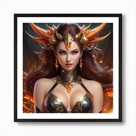 Demon Girl yu Art Print